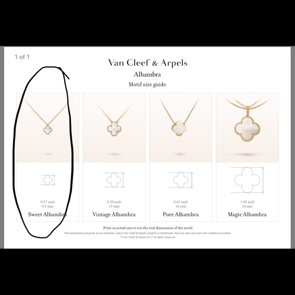 Clover earrings white gold plated - Picture 3 of 4